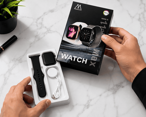i11 Pro Max AMOLED Smart Watch – Bluetooth Calling & Fitness Tracker