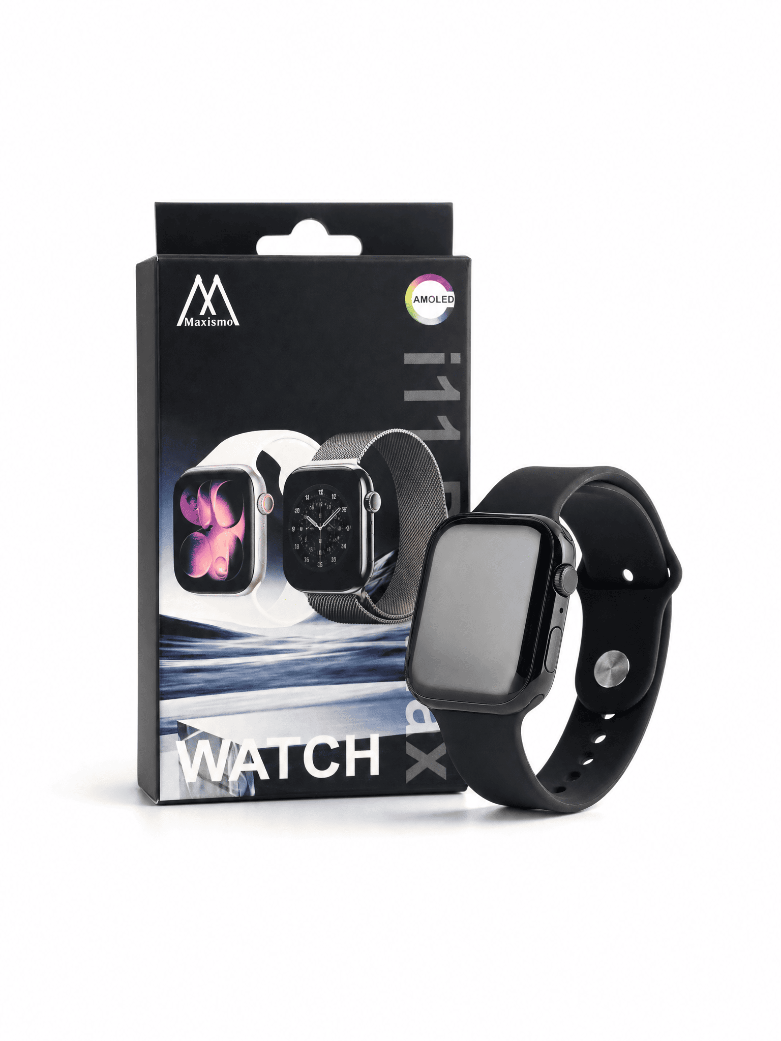 i11 Pro Max AMOLED Smart Watch – Bluetooth Calling & Fitness Tracker